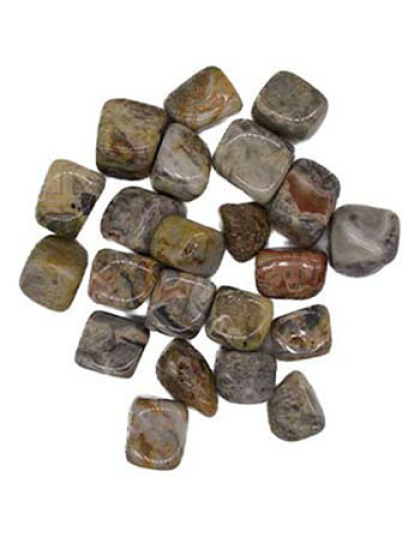 1 lb Agate, Crazy Lace tumbled stones