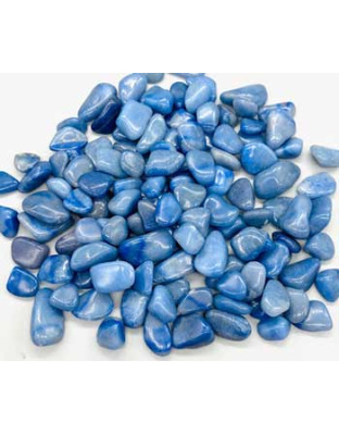 1 lb Aventurine, Blue tumbled stones