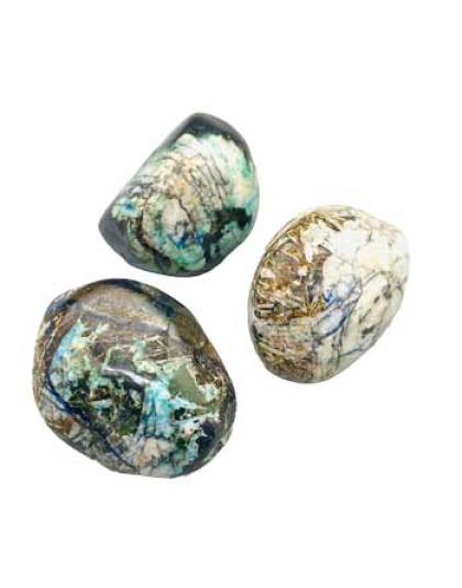 1 lb Azurite/Malachite tumbled stones