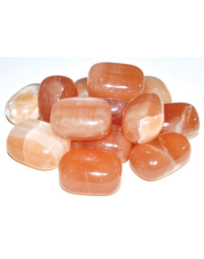 1 lb Calcite, Honey tumbled stones