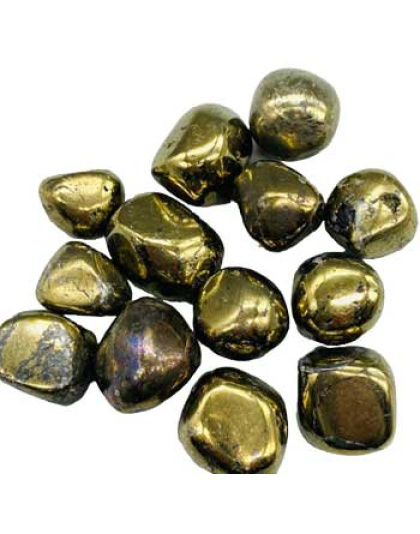 1 lb Chalcopyrite tumbled stones