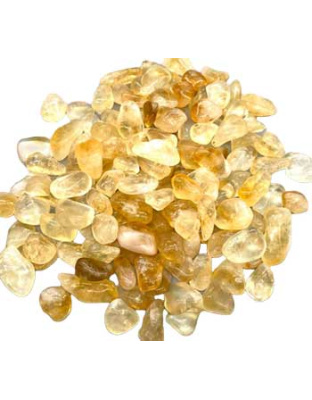 1 lb Citrine tumbled stones