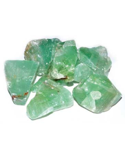 1 lb Green Calcite untumbled stones