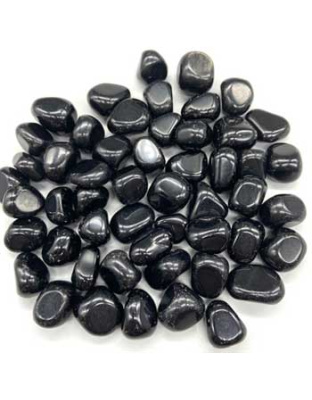 1 lb Obsidian, Black tumbled stones