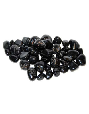 1 lb Onyx, Black tumbled stones
