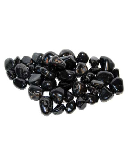 1 lb Onyx, Black tumbled stones