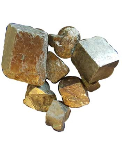 1 lb Pyrite cubed stones