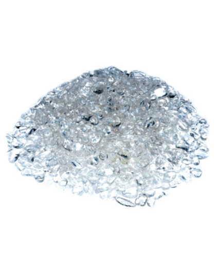 1 lb Quartz tumbled chips