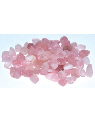 1 lb Rose Quartz tumbled chips