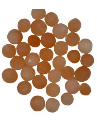1 lb Selenite, Orange tumbled stones