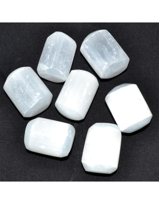 1 lb Selenite tumbled stones