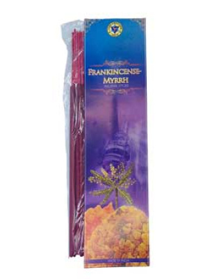 20 Frankincense & Myrrh incense sticks pure vibrations
