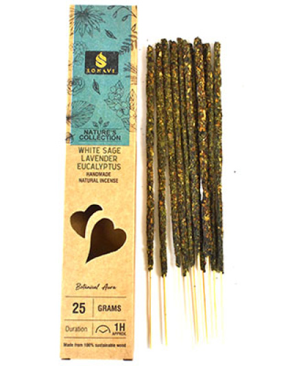 25gm White Sage,Lavender,Eucalyptus incense stick sonavi