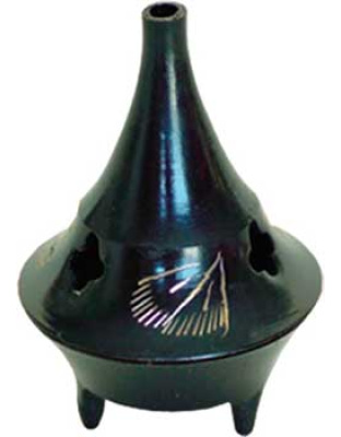 2 1/4" Black Cone Burner brass