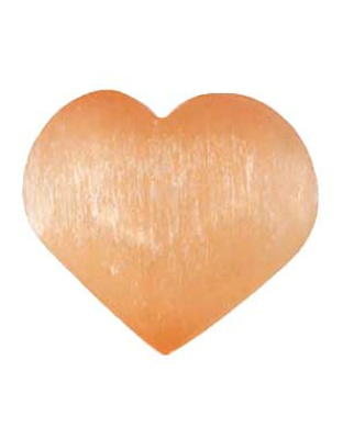 2 3/4 Orange Selenite heart