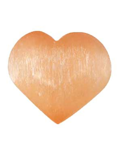 2 3/4 Orange Selenite heart