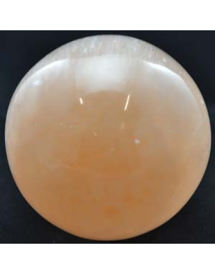 2 " - 3" Orange Selenite gazing ball