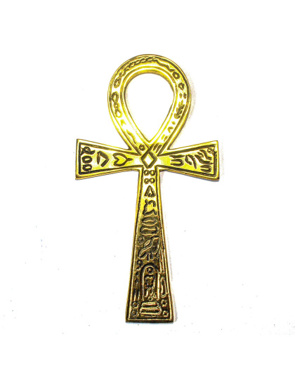 3 1/2"  x 6 1/2" Ankh brass