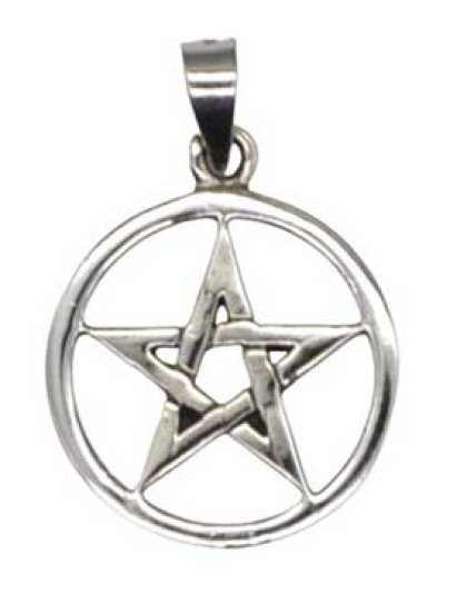 3/4" Pentagram sterling