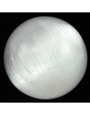 3" Selenite gazing ball