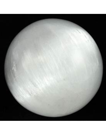 3" Selenite gazing ball