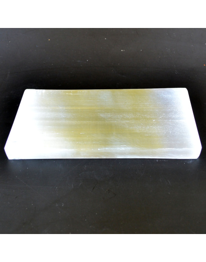 3" x 8" Selenite charger plaque