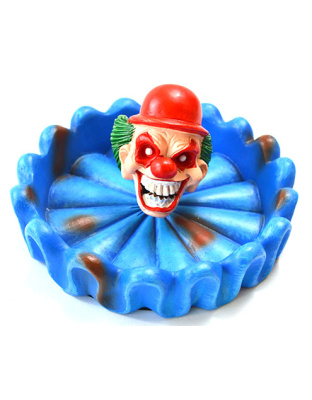 4 1/2" Bobblehead Clown ashtray