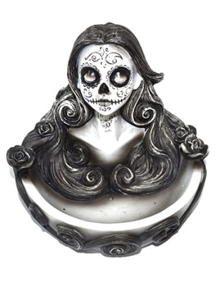 4 1/2" Day of the Dead incense holder