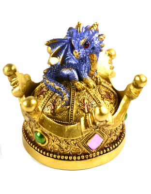 4 1/2" dia Dragon Crown box