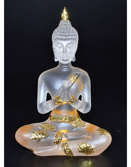4 1/4" Buddha Clear/ Gold