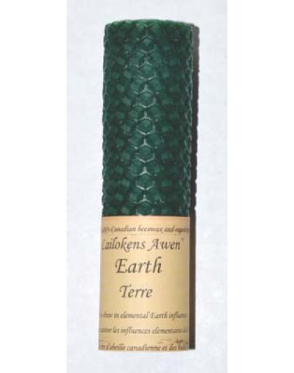 4 1/4" Earth Lailokens Awen candle