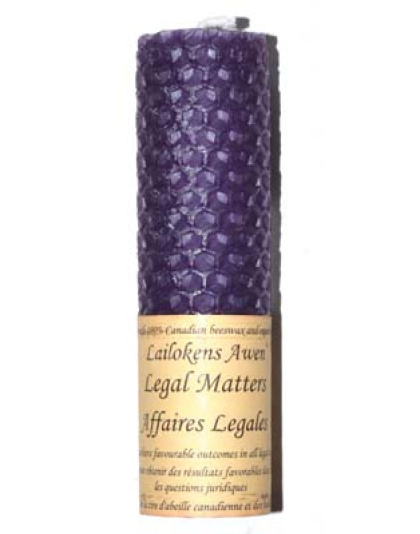 4 1/4" Legal Matters Lailokens Awen candle