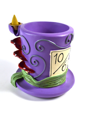 4 3/4"Mad Hatter backflow incense burner