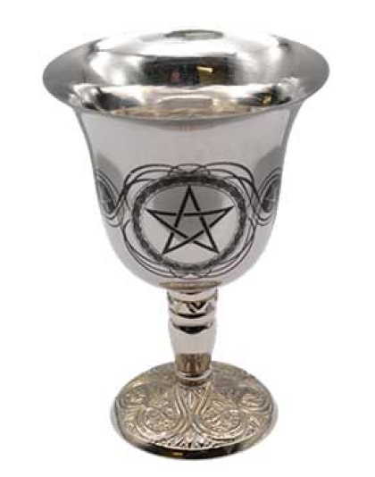 4 3/4" Pentagram chalice stainless steel