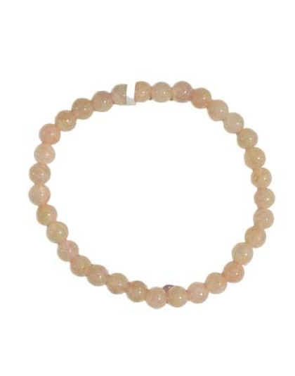 4-8mm Quartz, Strawberry bracelet
