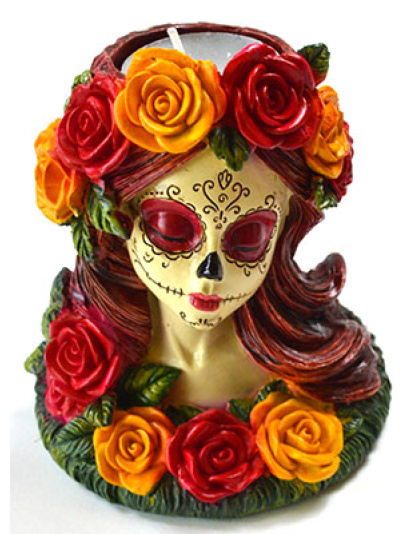 4" Day of the Dead holder