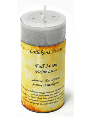 4" Full Moon scented Lailokens Awen candle