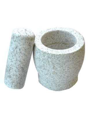 4" Granite mortar & pestle set