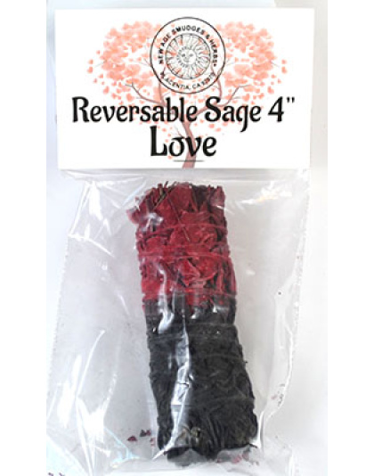 4" Love reversable smudge stick