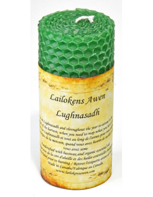 4" Lughnasadh Altar Lailokens Awen candle