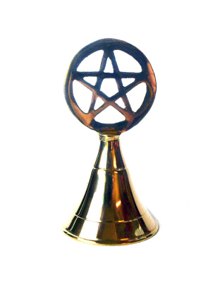 4" Pentagram brass bell