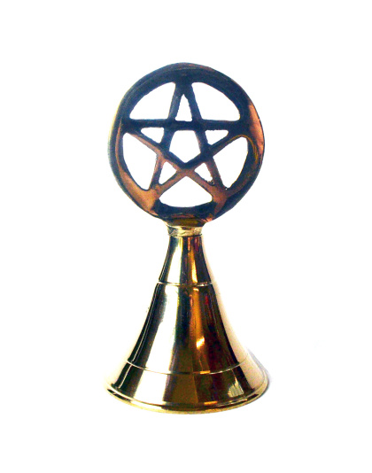 4" Pentagram brass bell