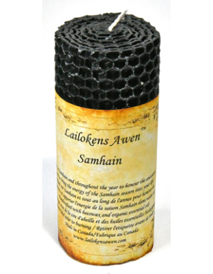 4" Samhain Sabbat Lailokens Awen candle