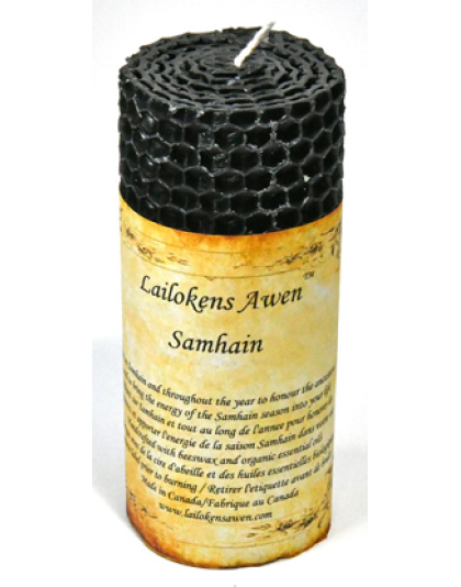 4" Samhain Sabbat Lailokens Awen candle