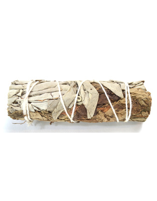 4" White Sage & Patchouli smudge stick