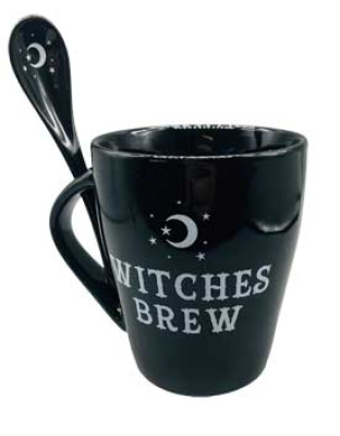 4" Witches Brew mug & Spoon set