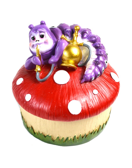 4" dia Caterpillar Alice Mushroom box