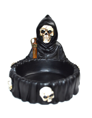 4" x 5" Grim Reaper ashtray