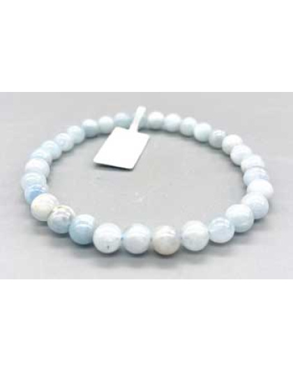 4mm Aquamarine bracelet