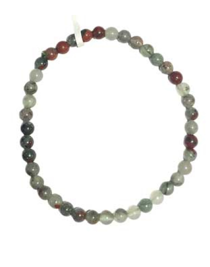 4mm Bloodstone bracelet